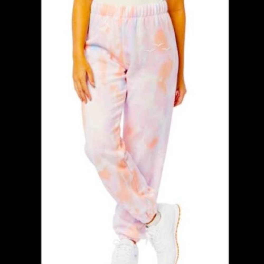 Lazypants Niki tie dye sweatpants size large BNWT